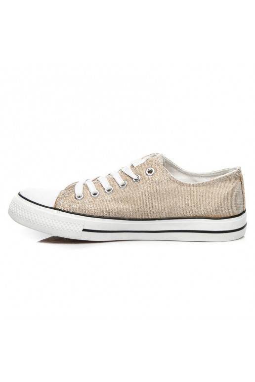 Glitzer-dekorierte Sneakers Princess Gold BL42GO