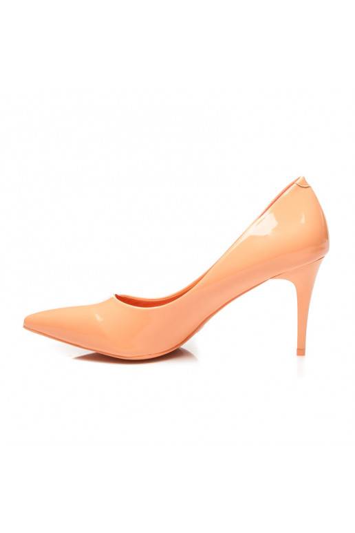 Klassische pfirsichfarbene Schuhe YES-366-1OR
