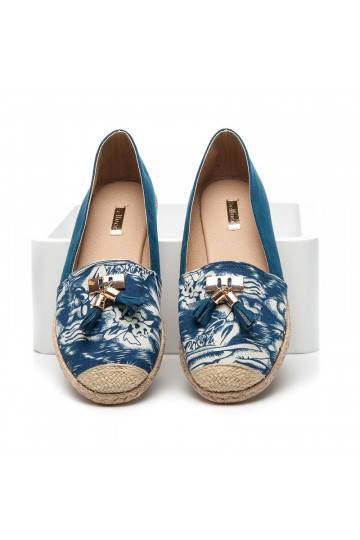 Espadrilles „Jeans Blue Wildleder“ BL22-520BL  - 5 2