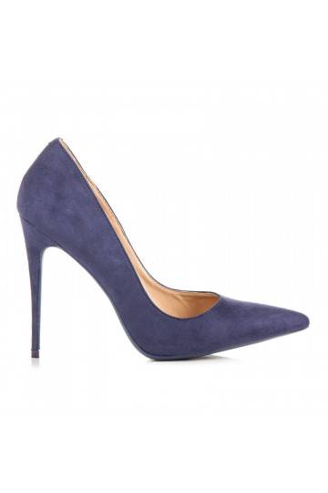 Indigofarbene Schuhe mit hohen Absätzen von BETLER 5005-33D.PU  - 1 2