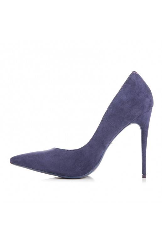 Indigofarbene Schuhe mit hohen Absätzen von BETLER 5005-33D.PU  - 4 Indigofarbene Schuhe mit hohen Absätzen von BETLER 5005-33D.PU  - 4