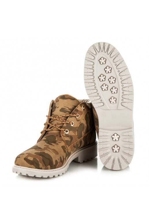Camouflage-Öko-Lederstiefel, Modell „TIMBER“, von IDEAL W-3056C  - 4 Camouflage-Öko-Lederstiefel, Modell „TIMBER“, von IDEAL W-3056C  - 4