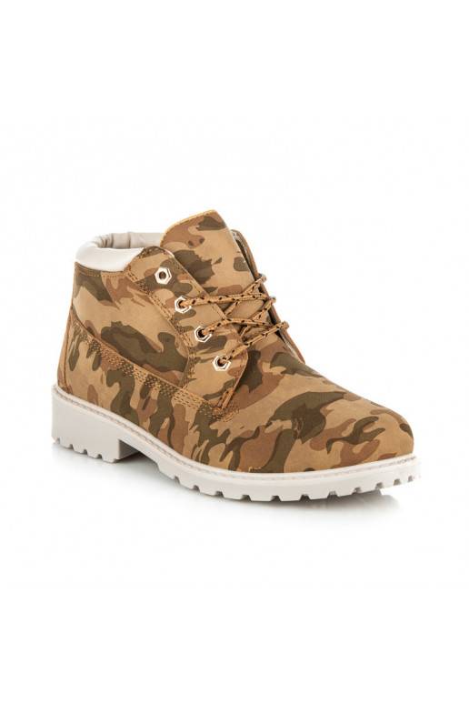 Camouflage-Öko-Lederstiefel, Modell „TIMBER“, von IDEAL W-3056C  - 5 Camouflage-Öko-Lederstiefel, Modell „TIMBER“, von IDEAL W-3056C  - 5