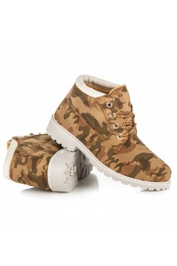 Camouflage-Öko-Lederstiefel, Modell „TIMBER“, von IDEAL W-3056C  - 7