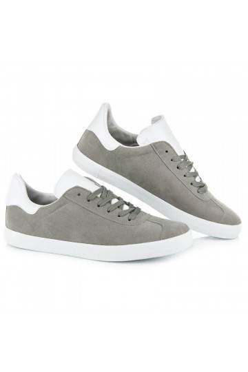 Freizeitschuhe für Herren in den Farben Grau und Weiß 85-158G  - 2