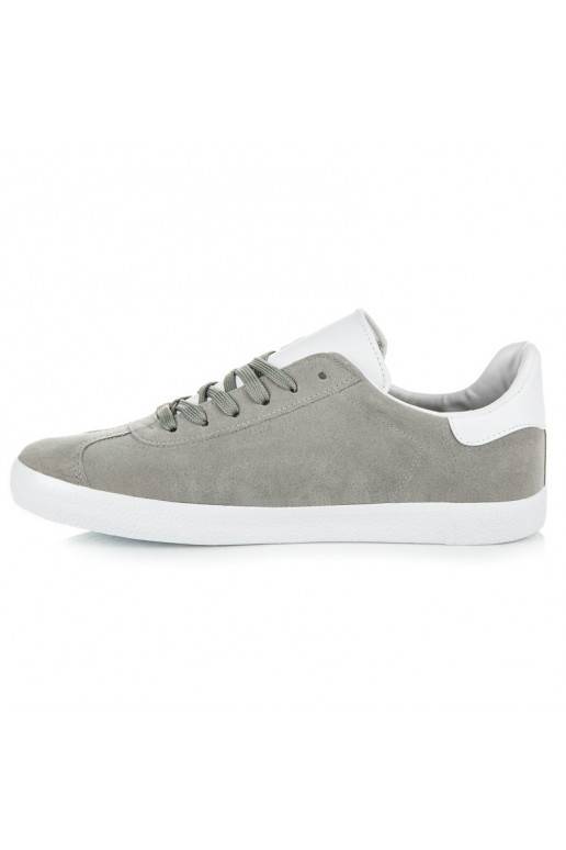 Freizeitschuhe für Herren in den Farben Grau und Weiß 85-158G  - 5 Freizeitschuhe für Herren in den Farben Grau und Weiß 85-158G  - 5