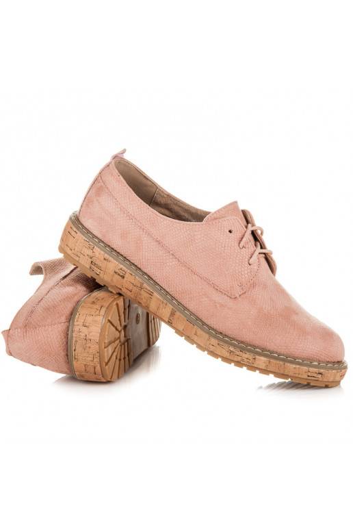Rosa Halbschuhe VICES mit Korksohlen 7152-20P