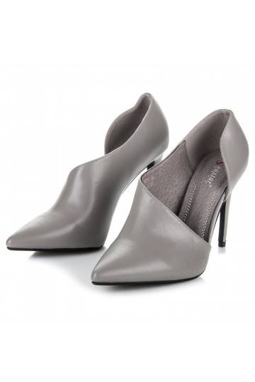 Asymmetrische exklusive hellgraue Schuhe von Seastar C82L.G  - 1