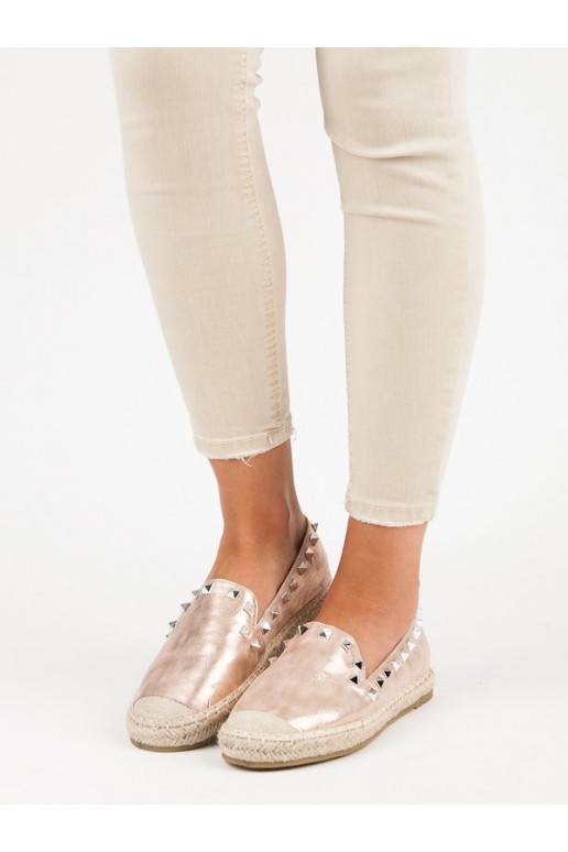 Forever Folie Rivet Espadrilles in Roségold LX164CHA  - 3 Forever Folie Rivet Espadrilles in Roségold LX164CHA  - 3