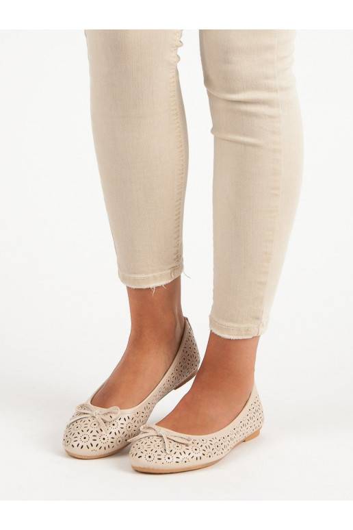 Beige Ballerinas Diamantique Sun Ornaments 9988-139BE  - 1