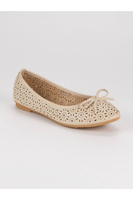 Beige Ballerinas Diamantique Sun Ornaments 9988-139BE  - 5