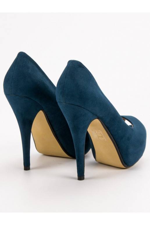 Offene Wildlederschuhe C6143MA  - 5 Offene Wildlederschuhe C6143MA  - 5