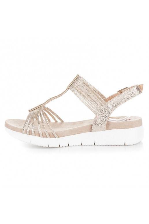 Sandalen mit glänzenden Ösen K1820402OR  - 5