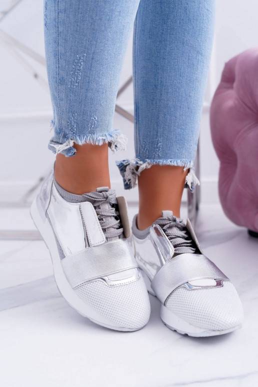 Lu Boo silberne Sportschuhe Madoni BAT_980-10 SILBER LU BOO - 1