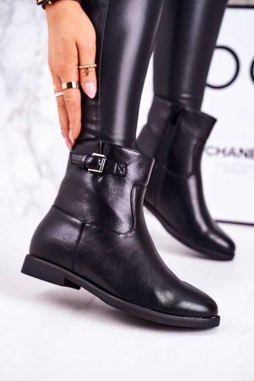 Beheizte Stiefel mit Schnallen in Schwarz J.STAR But - 1