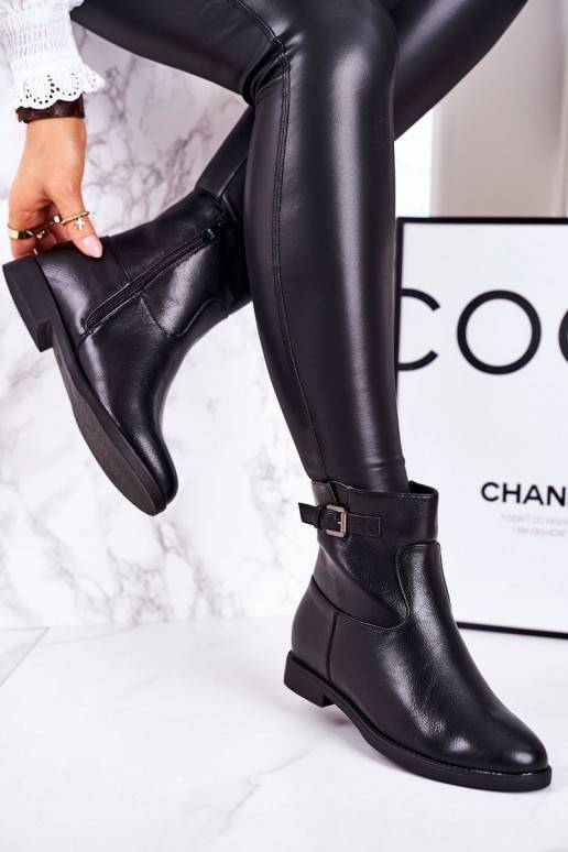 Beheizte Stiefel mit Schnallen in Schwarz J.STAR But - 3