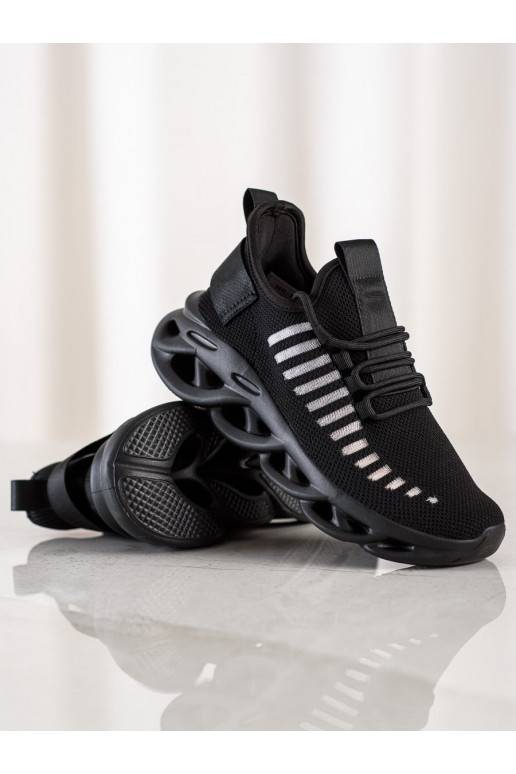 Schwarze Sneakers Modell Schuhe MODE Schwarze Sneakers Modell Schuhe MODE