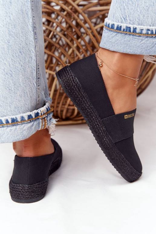 Schwarze Espadrilles Schwarze Espadrilles