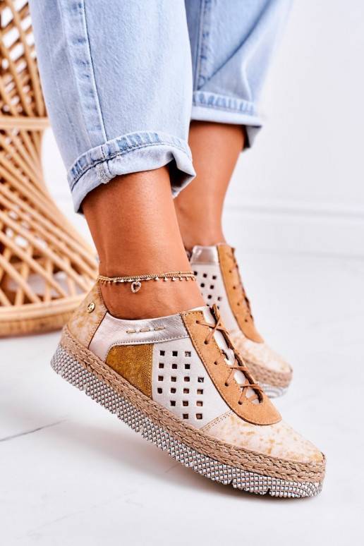 Gelbe Öko-Lederschuhe Gelbe Öko-Lederschuhe