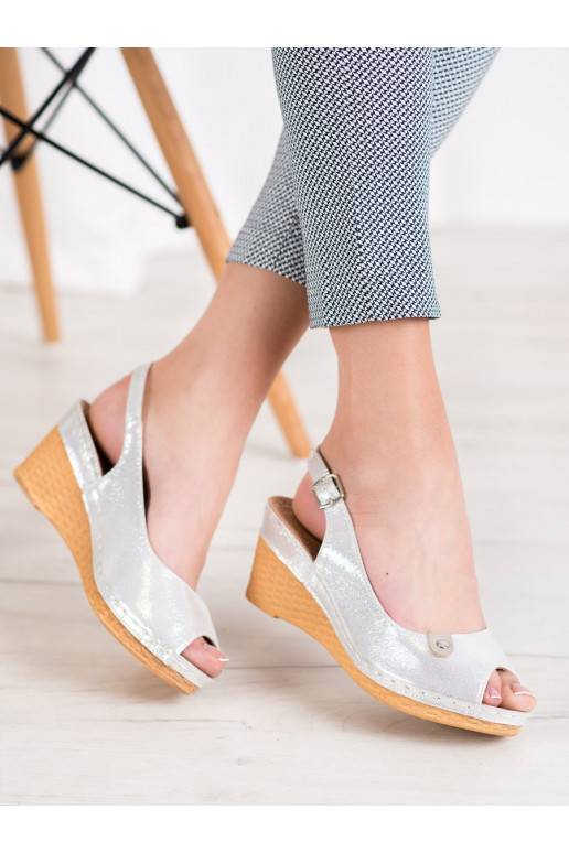 Glitzernde Plateausandalen Glitzernde Plateausandalen