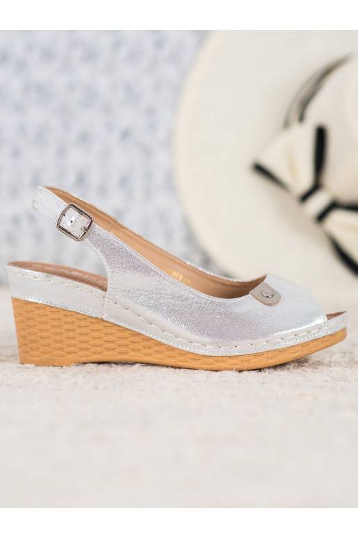 Glitzernde Plateausandalen Glitzernde Plateausandalen