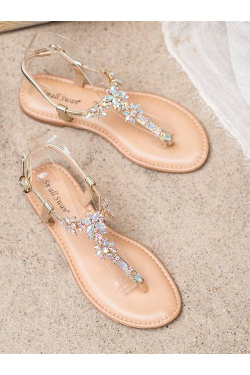 Sandalen im eleganten Stil mit funkelnden Ösen