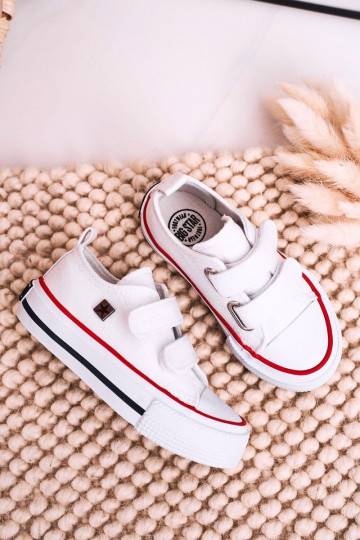 Kinder-Freizeitschuhe mit Klebeverschlüssen, Farbe Weiß 2