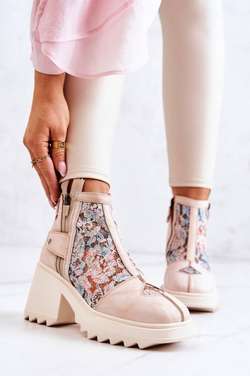 Beige Stiefel Beige Stiefel