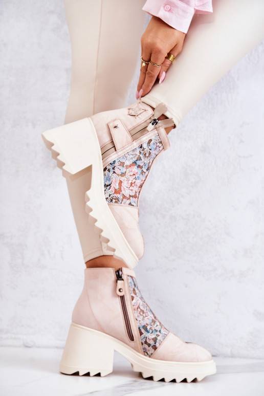 Beige Stiefel Beige Stiefel