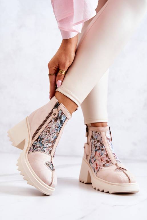 Beige Stiefel Beige Stiefel