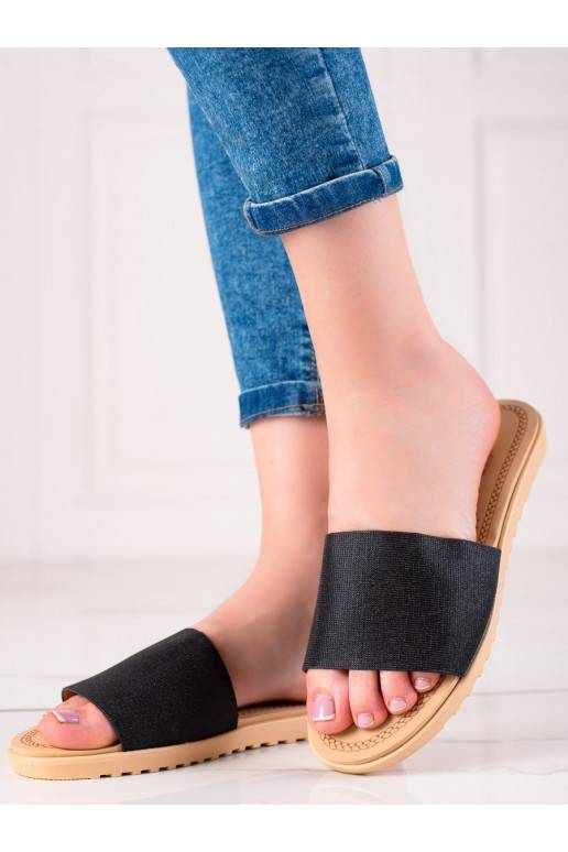 Hausschuhe mit Glanz