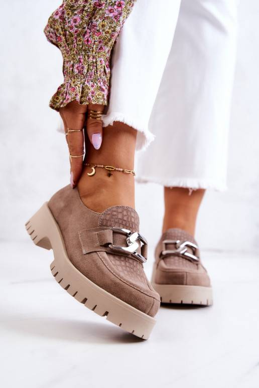 Modische Wildlederschuhe beige Rayhan Modische Wildlederschuhe beige Rayhan