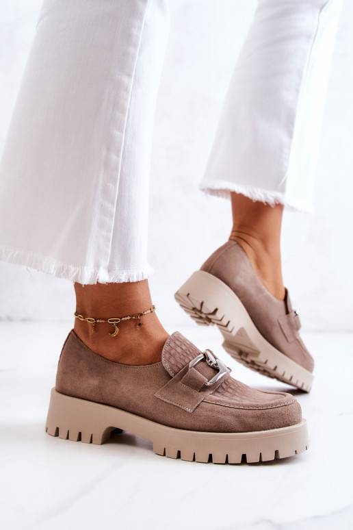 Modische Wildlederschuhe beige Rayhan Modische Wildlederschuhe beige Rayhan