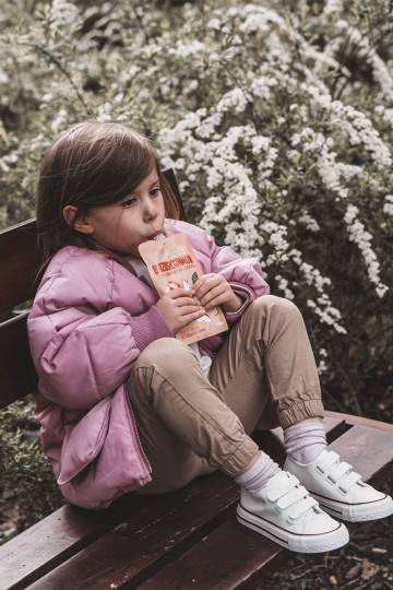 Freizeitschuhe für Kinder mit Klebeverschlüssen in der Farbe Weiß von Foster 2