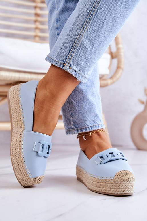 Klassische Espadrilles mit Plateau in... Klassische Espadrilles mit Plateau in...