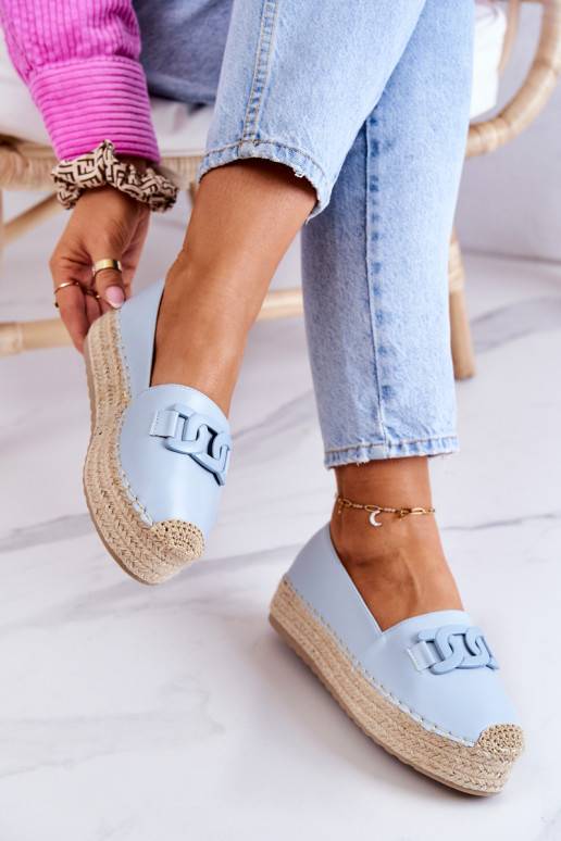 Klassische Espadrilles mit Plateau in... Klassische Espadrilles mit Plateau in...
