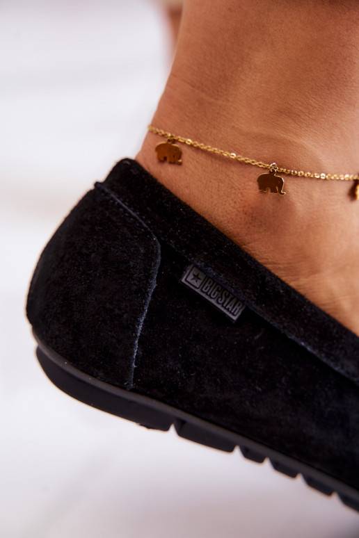 Mokassins Big Star in schwarzer Farbe Mokassins Big Star in schwarzer Farbe