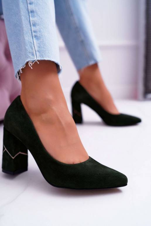 Schuhe Laura Messi Wildleder grün 2050 Tiffany