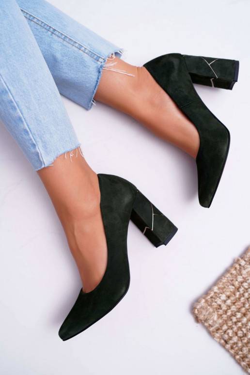 Schuhe Laura Messi Wildleder grün 2050 Tiffany