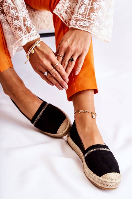 Schwarze Cersei-Espadrilles eines... Schwarze Cersei-Espadrilles eines...