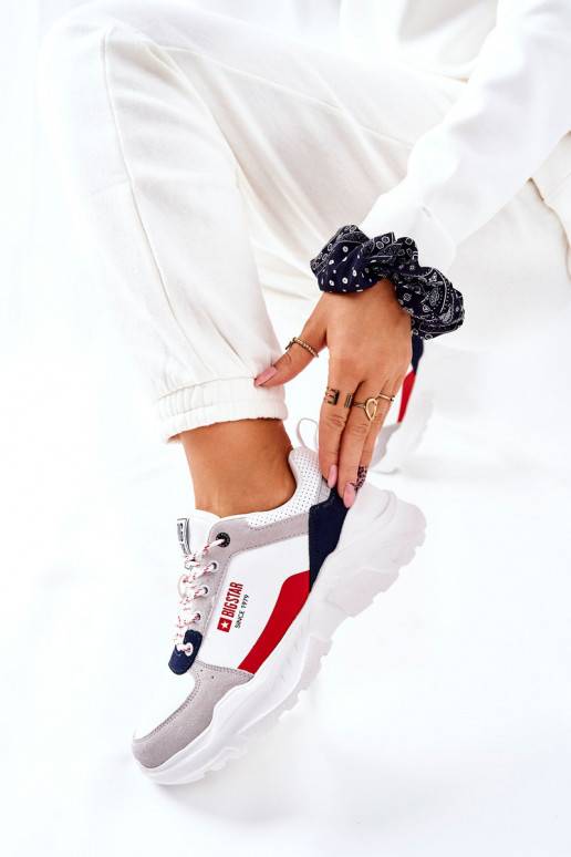 Sneakers Modell Schuhe Big Star weiße... Sneakers Modell Schuhe Big Star weiße...