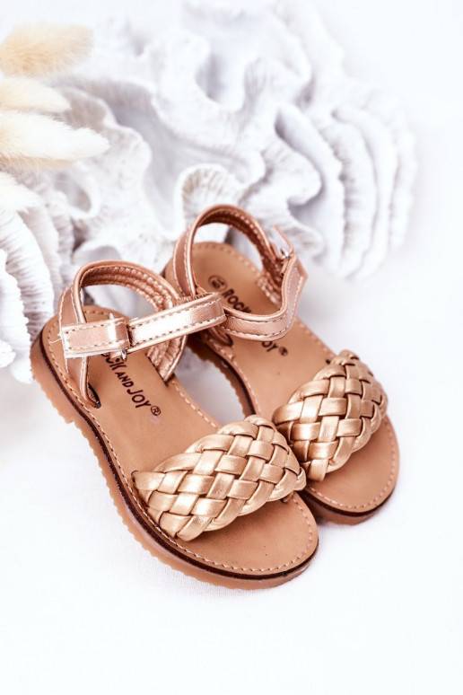 Sandalen für Kinder in Roségold von Bailly