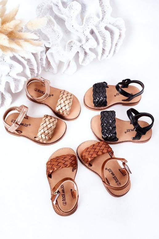 Sandalen für Kinder in Roségold von Bailly