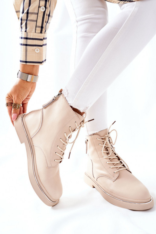 Beige Damenstiefel Beige Damenstiefel