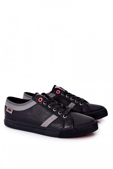 Cross Jeans Freizeitschuhe für Herren in schwarzer Farbe