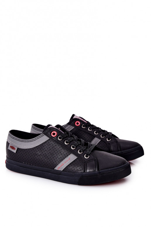 Cross Jeans Freizeitschuhe für Herren in schwarzer Farbe