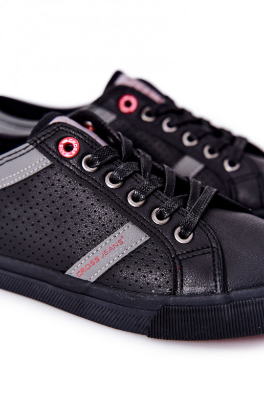 Cross Jeans Freizeitschuhe für Herren in schwarzer Farbe