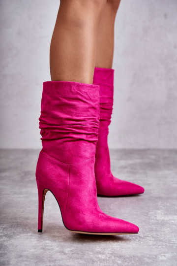 Rosa lange Stiefel Laguna 2