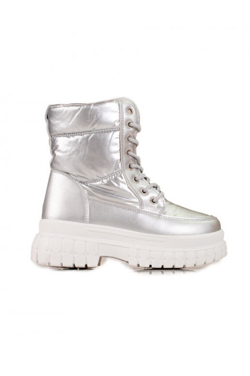 Damen-Schneestiefel mit Schnürsenkeln Shelovet
