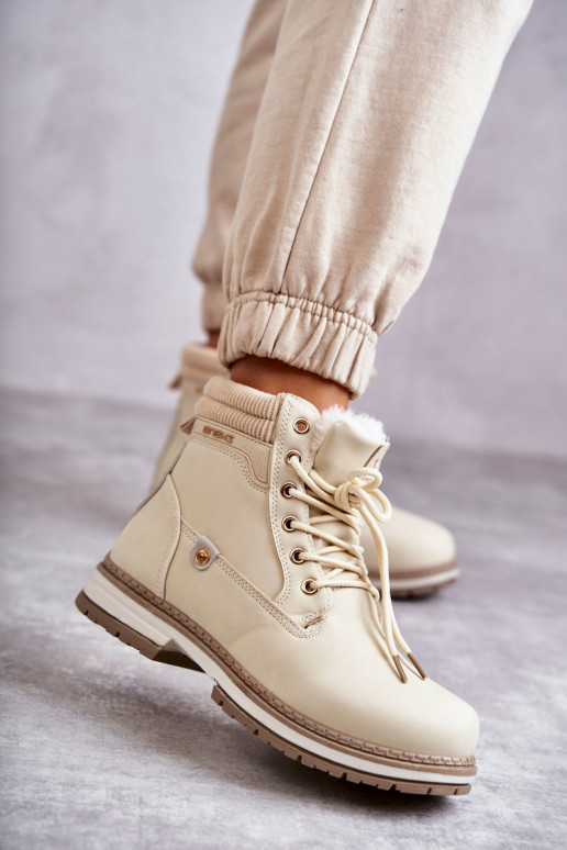 Warme Stiefel beige Farbe Liv Warme Stiefel beige Farbe Liv